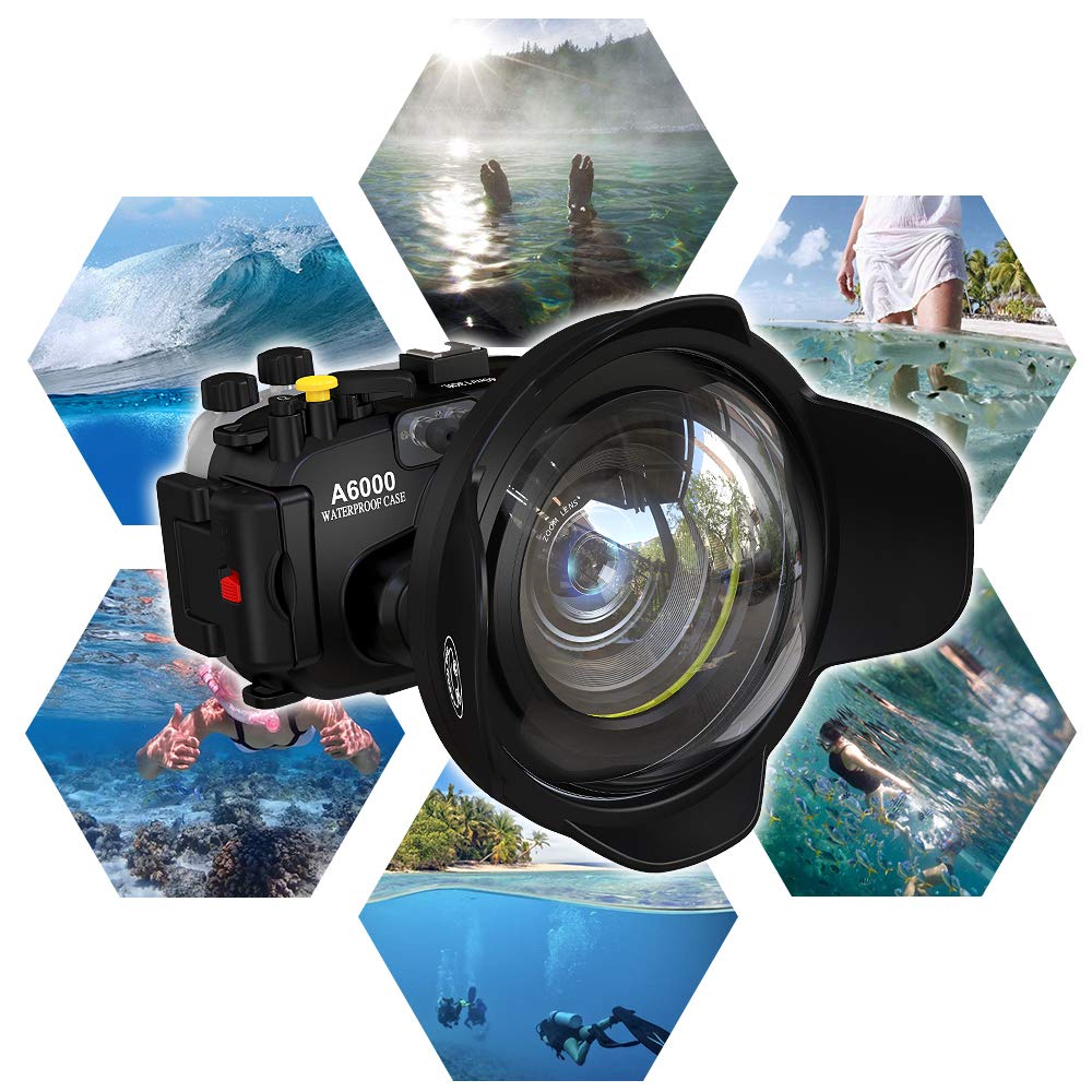 67mm Wide Angle Camera Lens for Sony Canon Nikon Fujifilm - Underwater Diving & Fisheye Photography with Seafrogs Meikon Housing - Perfect for Scuba, Snorkeling & Marine Adventures