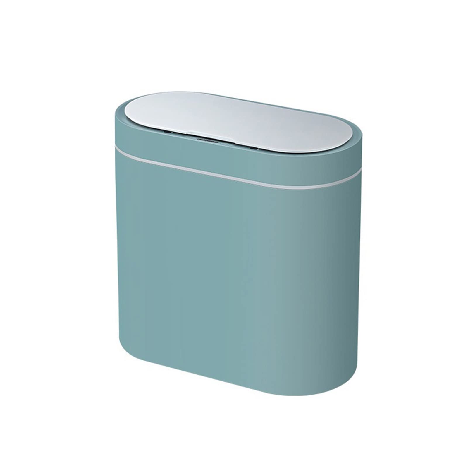 NUOPAIPLUS 8L Smart Sensor Trash Can - Automatic Motion Sensor Garbage Bin for Kitchen, Bathroom, Bedroom - Hands-Free, Waterproof, Battery Powered - Ideal for Small Spaces & Narrow Gaps (Color: 1) - Perfect for Hygienic Waste Disposal in Homes, Offices & Dorm Rooms