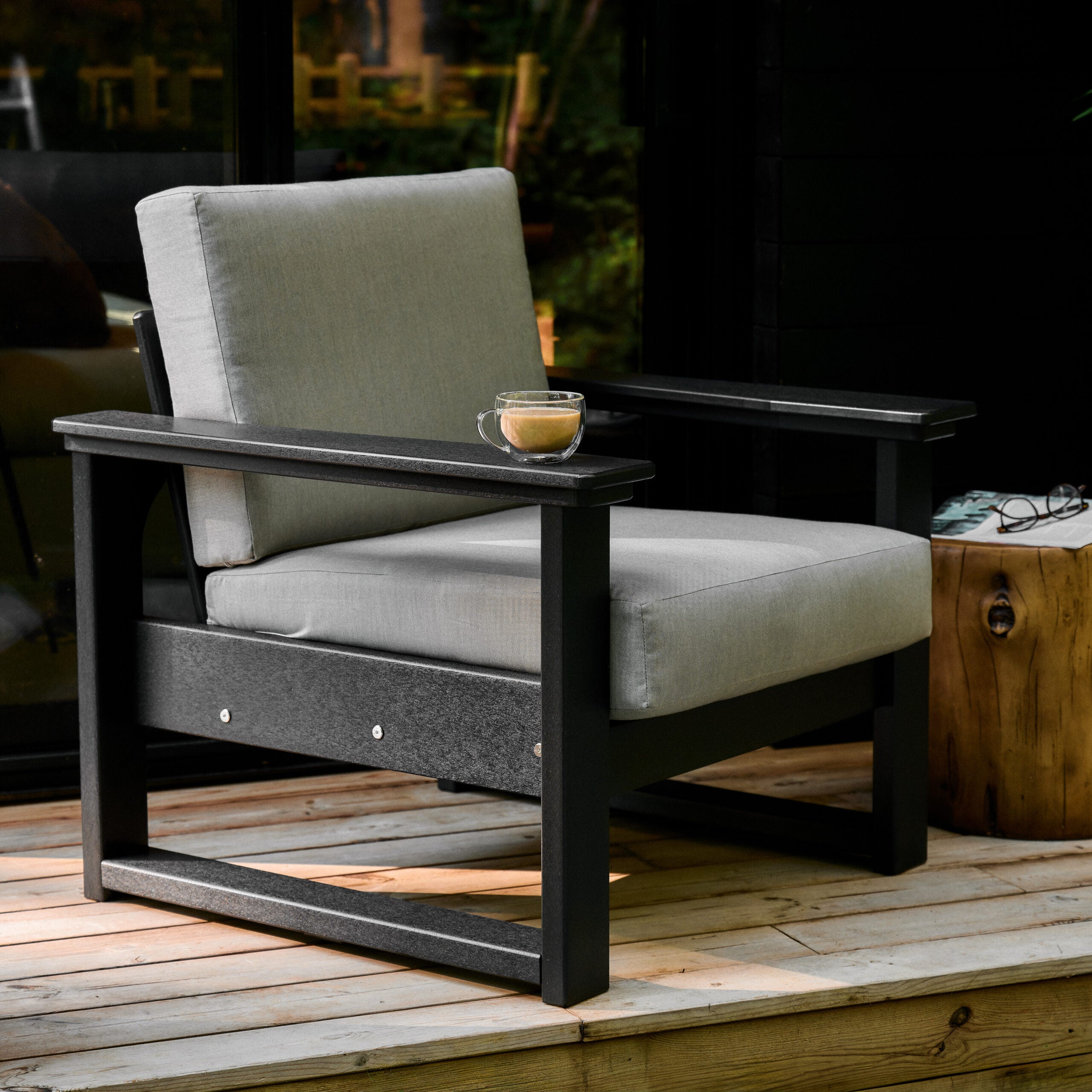 Lanai Deep Seating Chair Set - Outdoor Patio Sofa, Loveseat & Corner Unit for Relaxing - Perfect for Poolside, Garden or Backyard Lounging