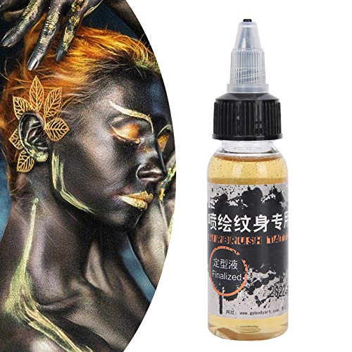 30ml Temporary Disposable Body Paint - Quick-Dry Color Fixation Liquid for Tattoo Artists & Cosplay | Safe, Vibrant Temporary Tattoo Ink for Halloween, Parties & Body Art (30ml Bottle)