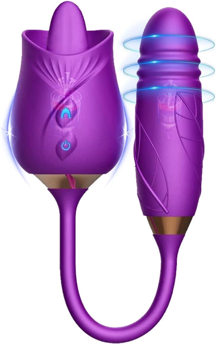 2024 New Rose Shape Sucker - 10-Speed Waterproof Electric Adult Toy for Women, Quiet Automatic Pleasure Machine - Perfect for Couples Play, Solo Exploration & Sensual Gifts (Model C054)