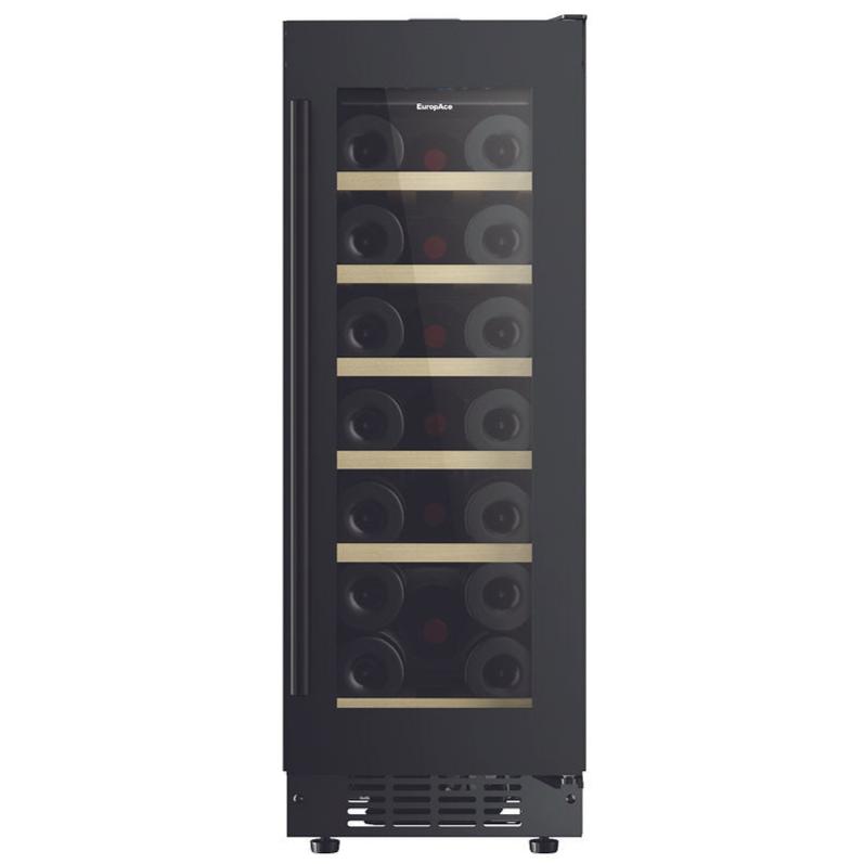 Premium EWC8202DBK 20-Bottle Slim Wine Chiller - Compact Refrigerator for White & Red Wine Storage - Perfect for Home Bars, Restaurants, and Entertaining