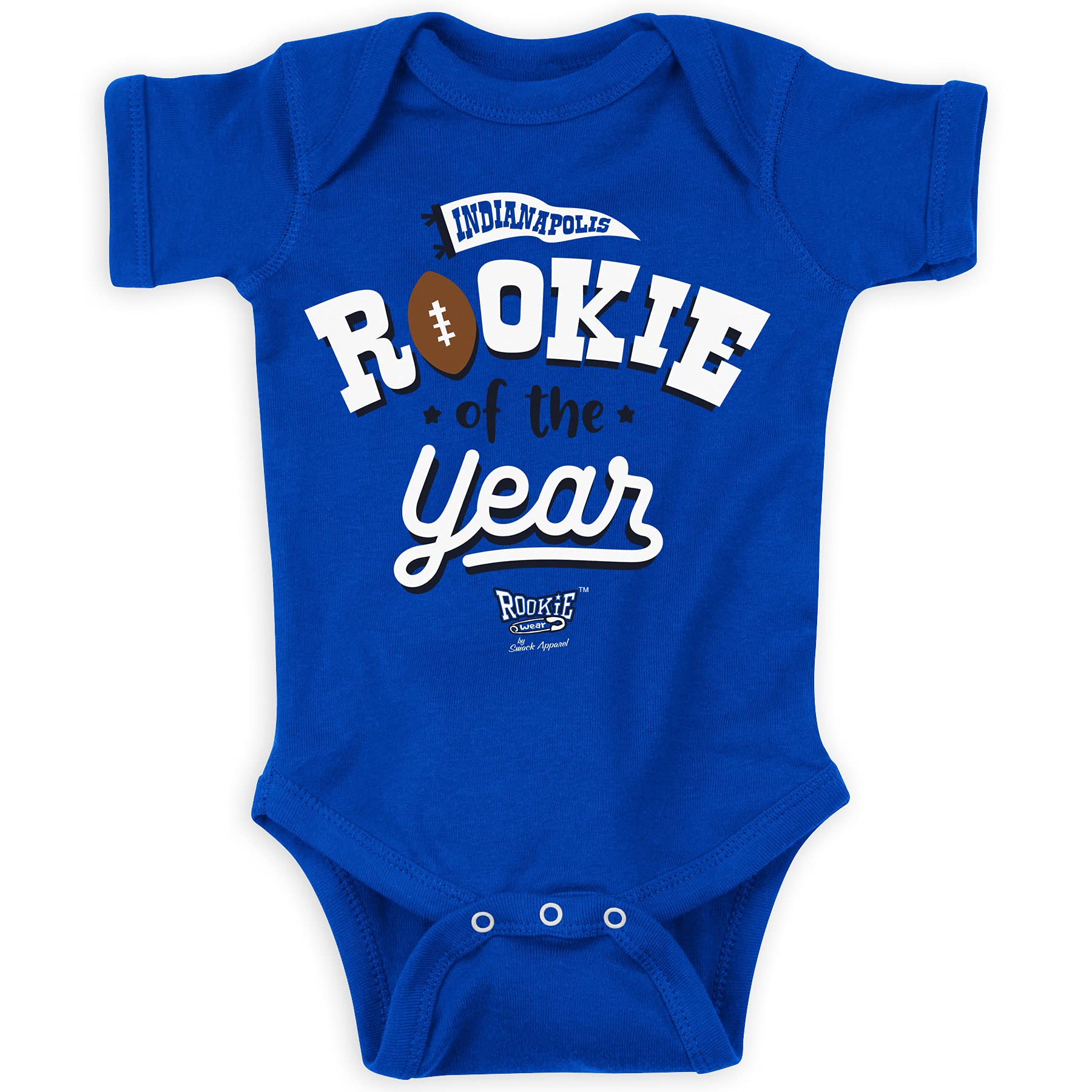 Rookie of The Year Baby Football Fan Outfit - NB-7T | Cute Infant Sports Apparel for Game Day & Photo Shoots