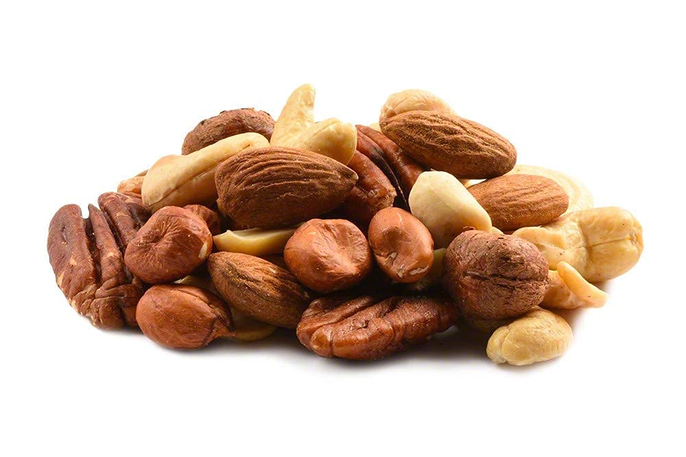 Premium Raw Mixed Nuts 3lb Bulk Bags — Unsalted, No Shells — Healthy Snacks for Office, Gym & Travel