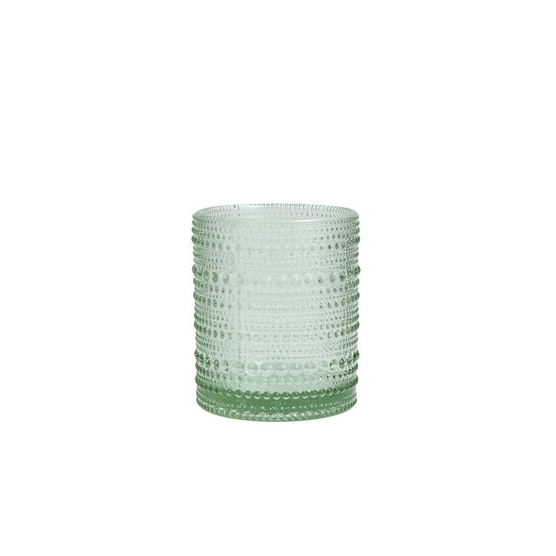 Fortessa Jupiter Double Old Fashioned Glasses Set - Sage Green Whiskey Tumbler for Bourbon, Scotch & Cocktails - Perfect for Home Bars, Gifts & Entertaining