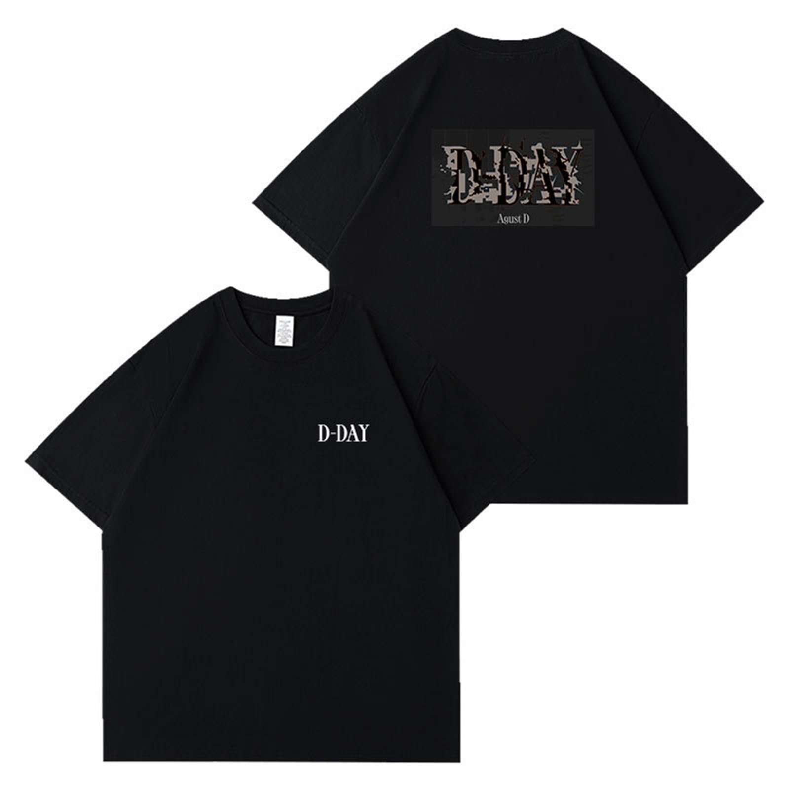 Agust D Tour D-Day Graphic T-Shirt for Women | BTS SUGA Concert Merch | K-Pop Fan Fashion | Perfect for Concerts, Fan Meetings & Casual Wear