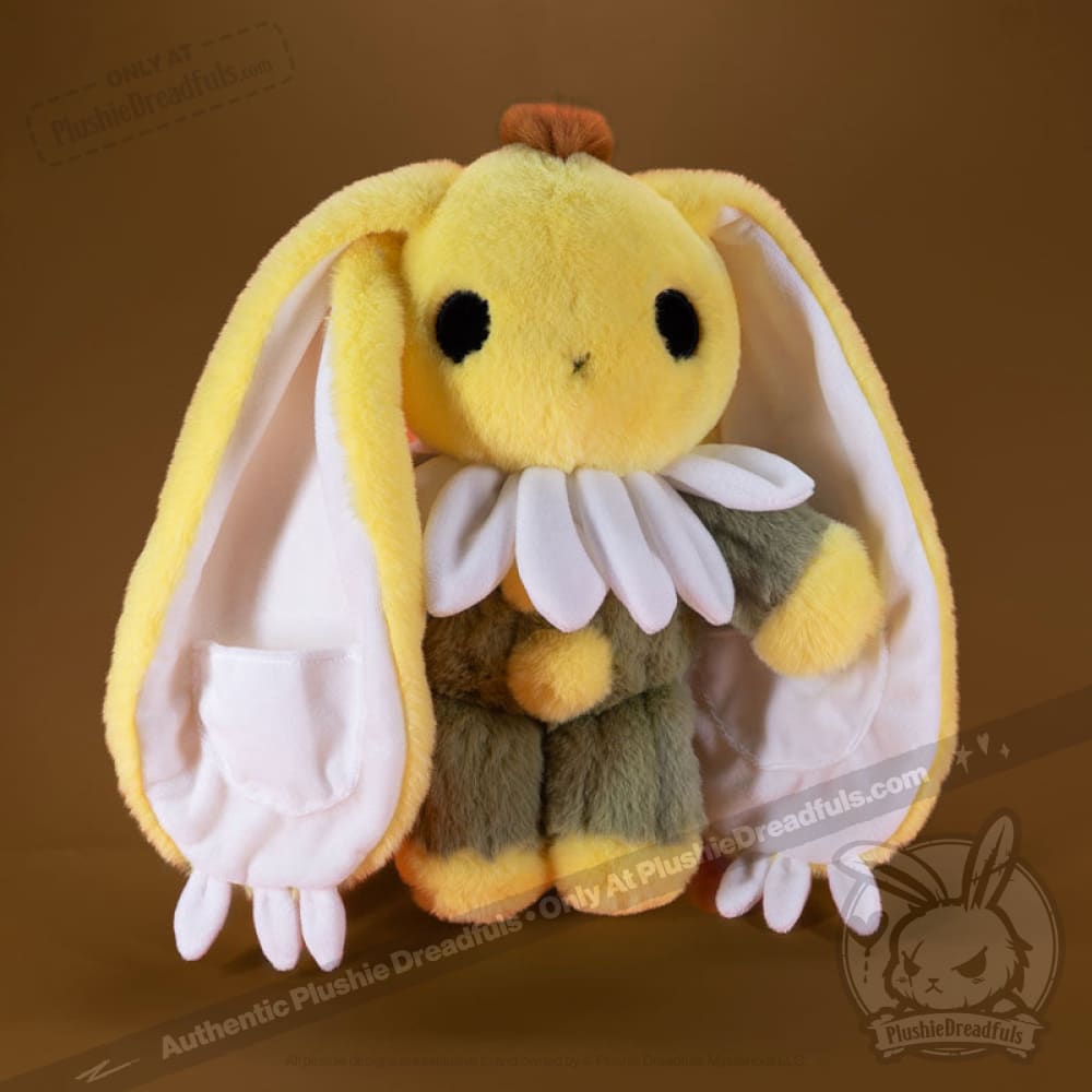 Plushie Dreadfuls Daisy Rabbit Stuffed Animal Toy - Soft Cute Bunny Plush for Kids, Gift, Nursery Decor & Anxiety Relief
