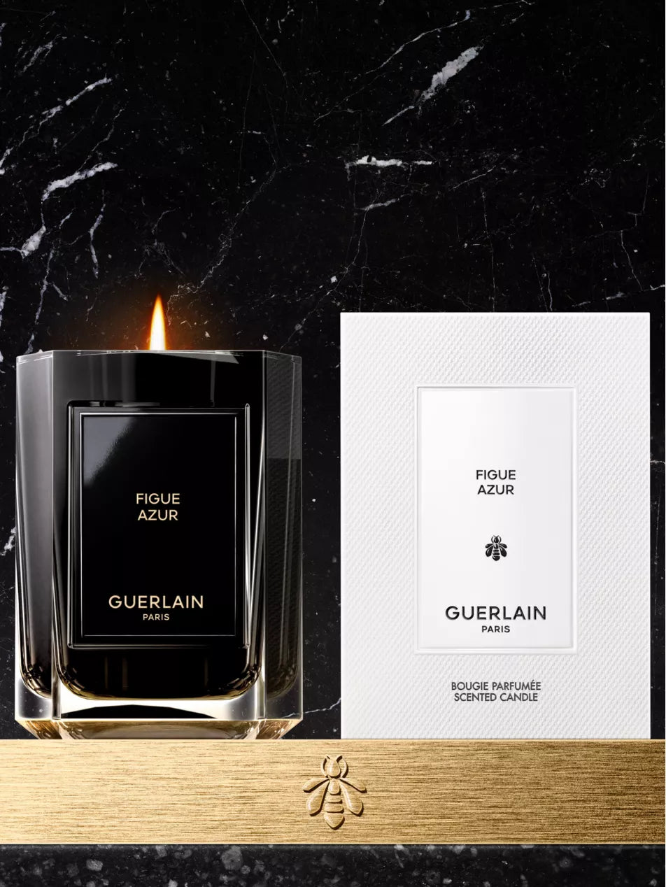 Guerlain Figue Azur Scented Candle 220g - New in Box | Luxury Home Fragrance for Relaxation & Aromatherapy