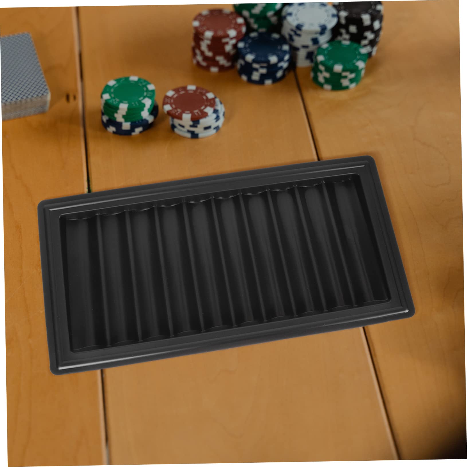 Happyyami Poker Chip Storage Case - Durable Plastic Chip Holder Organizer for Poker Chips, Casino Tokens & Game Accessories - Perfect for Home Game Nights, Poker Parties & Casino Events