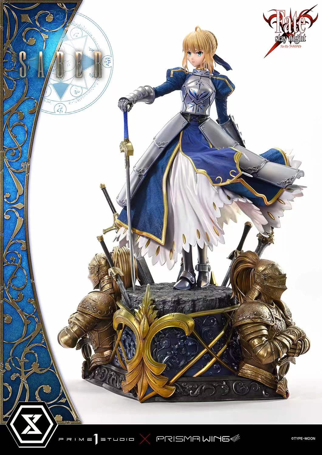 Prime 1 Studio Licensed Fate/Stay Night Saber Anime Figure - Collectible Statue for Anime Fans | Perfect for Display in Home, Office, or Gaming Room