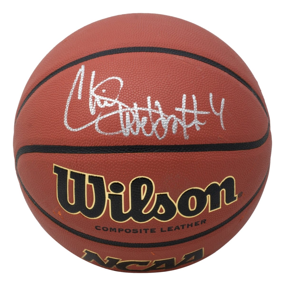 Chris Webber Michigan Wolverines Autographed Wilson NCAA Basketball - Official Fanatics Memorabilia - Perfect for Collectors, Sports Fans & Home Decor