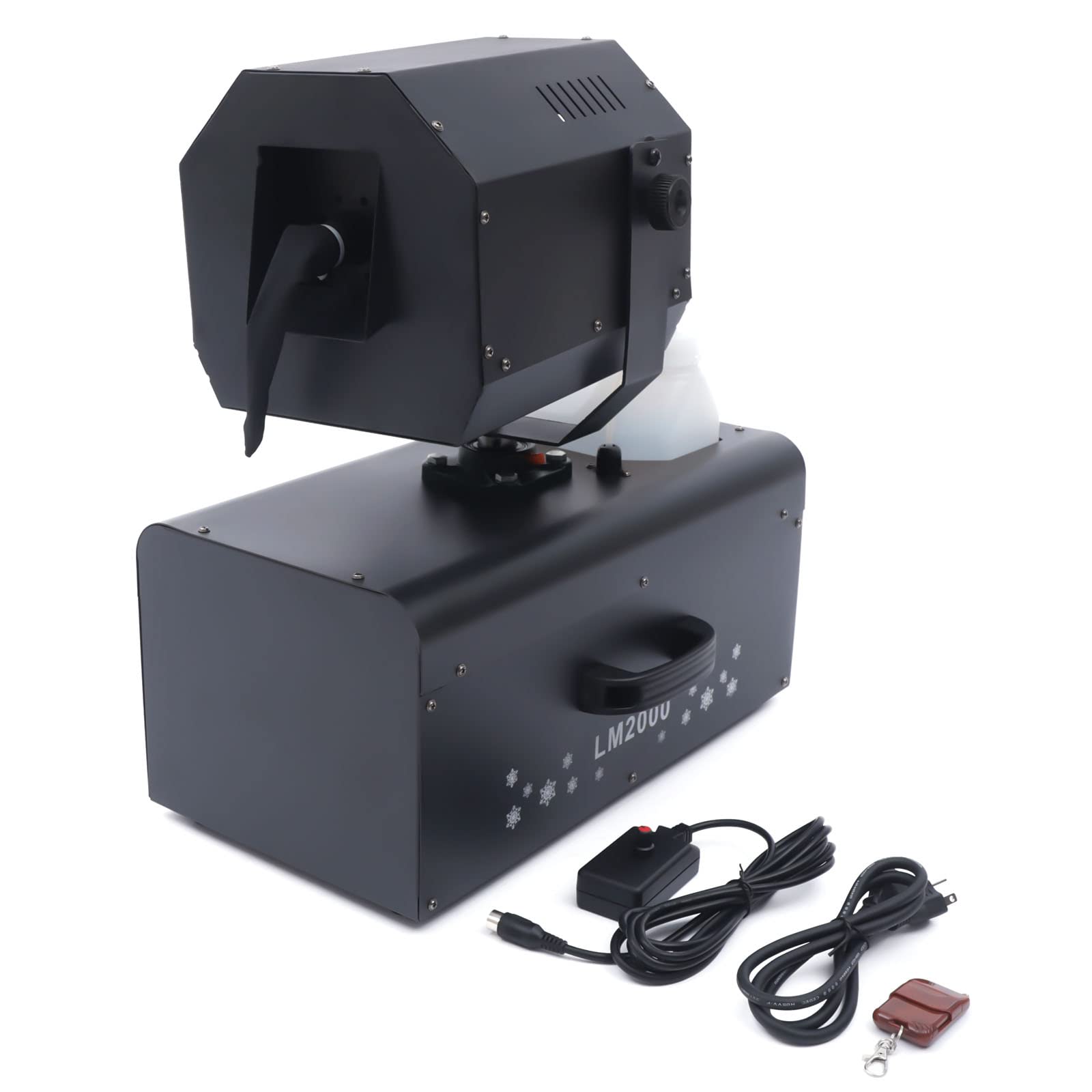 2000W Snow Machine for Stage & Party Effects - High-Powered Snow Blower with Air Box - Perfect for Christmas, Weddings, Kids Parties & Winter Events (Snow Maker Machine)