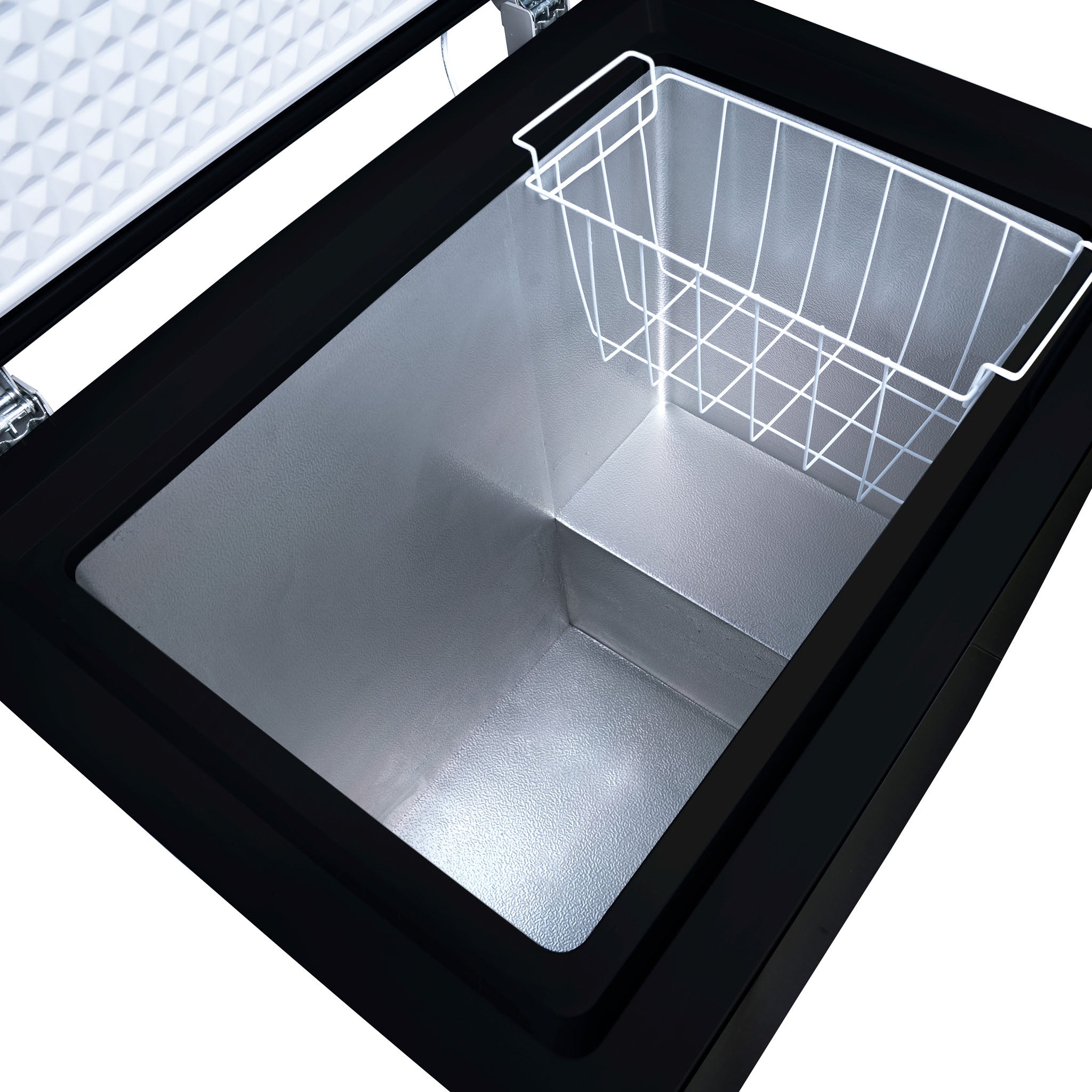 Newair® 5 Cu. Ft. Mini Deep Chest Freezer - Energy Efficient Compact Freezer for Home, Garage, or Basement - Perfect for Frozen Food Storage, Meal Prep & Bulk Buying (Black)