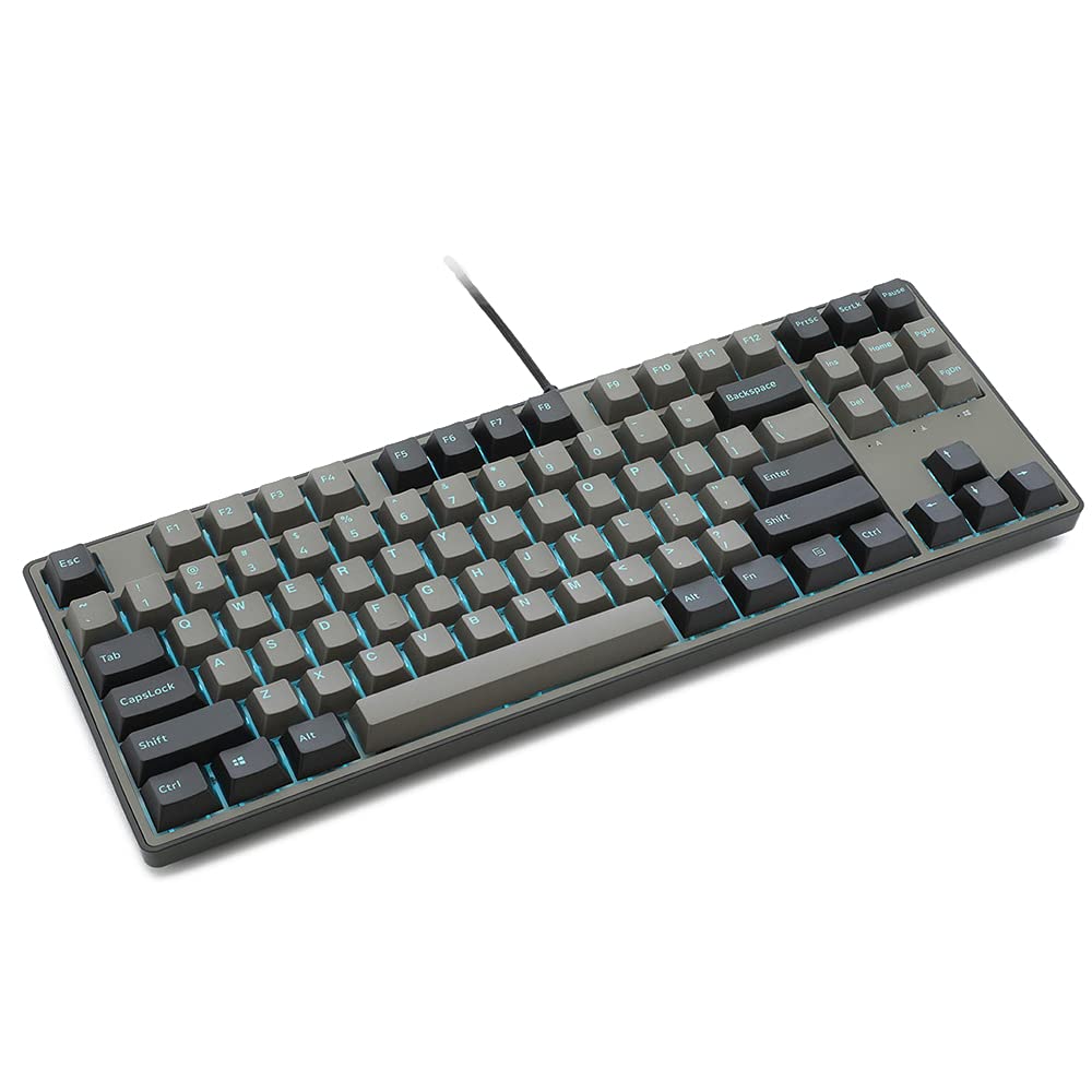 KPREPUBLIC Capturer KT87 87-Key Hot-Swappable Mechanical Keyboard - 80% TKL Compact Design, RGB Backlit, Type-C, Macro Programmable for Gaming & Office (Box White Switch) - Perfect for Esports, Typing & Productivity