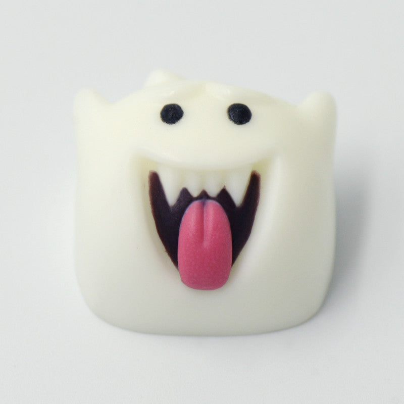 Little Ghost Multi-Color Resin Keycaps - Handmade Custom Artisan Keycaps for Mechanical Keyboards | Gaming & Typing Aesthetic Upgrade