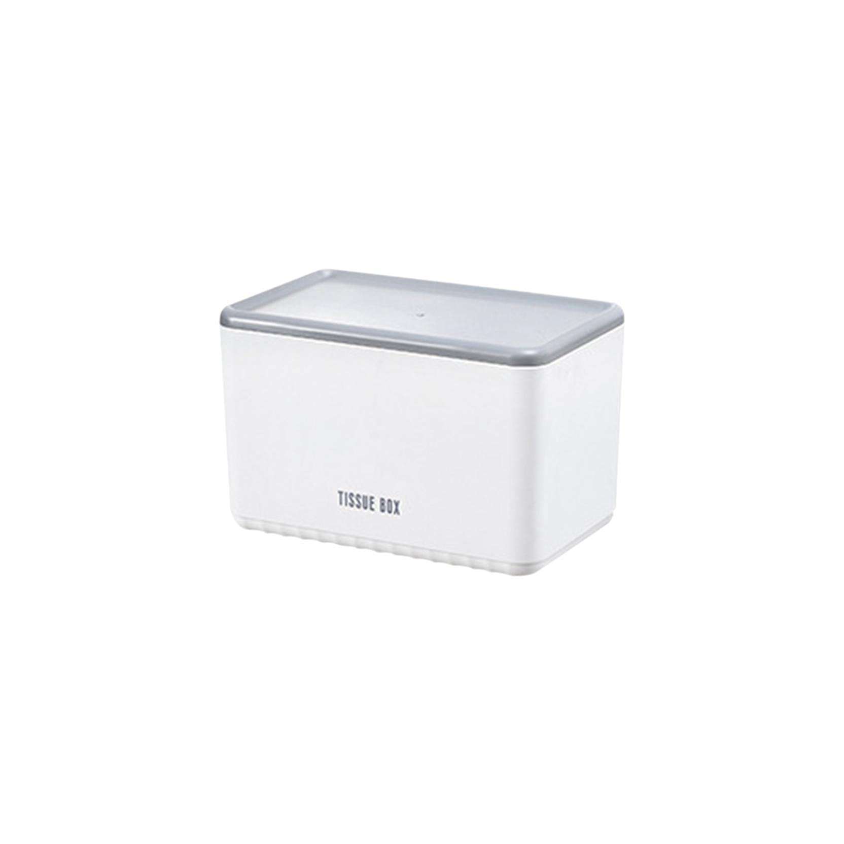 Upgraded Modern Leather Tissue Box Cover - Large Rectangular Night Stand Tissue Holder for Facial Napkins & Dryer Sheets | Bathroom Vanity Organizer, White (99% Compatibility) | Perfect for Bedroom Nightstand & Bathroom Countertop Organization
