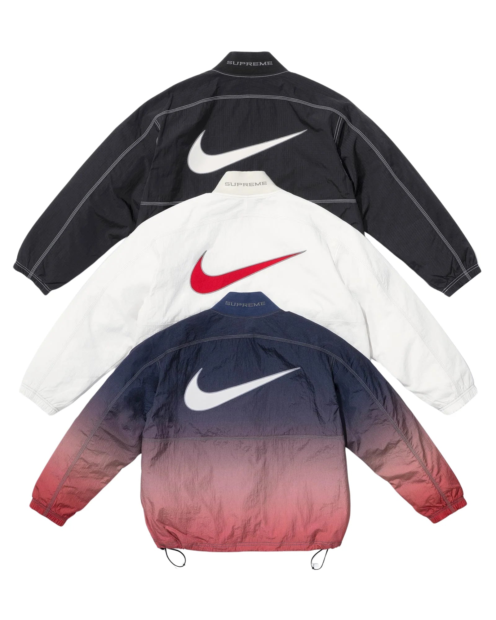 SUPREME 24SS SUPREME®/NIKE® RIPSTOP PULLOVER Jacket - Lightweight Windbreaker for Men, Streetwear Fashion Hoodie - Perfect for Urban Outfits, Gym Wear & Outdoor Activities