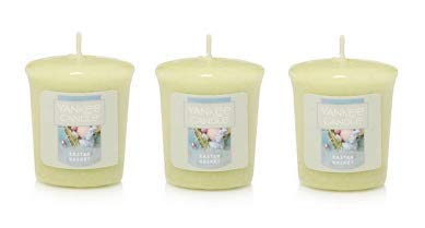 Yankee Candle 3-Pack Easter Basket Sampler Votive Candles - 1.75 Oz Each - Spring Home Decor & Holiday Gift Set for Easter Celebrations