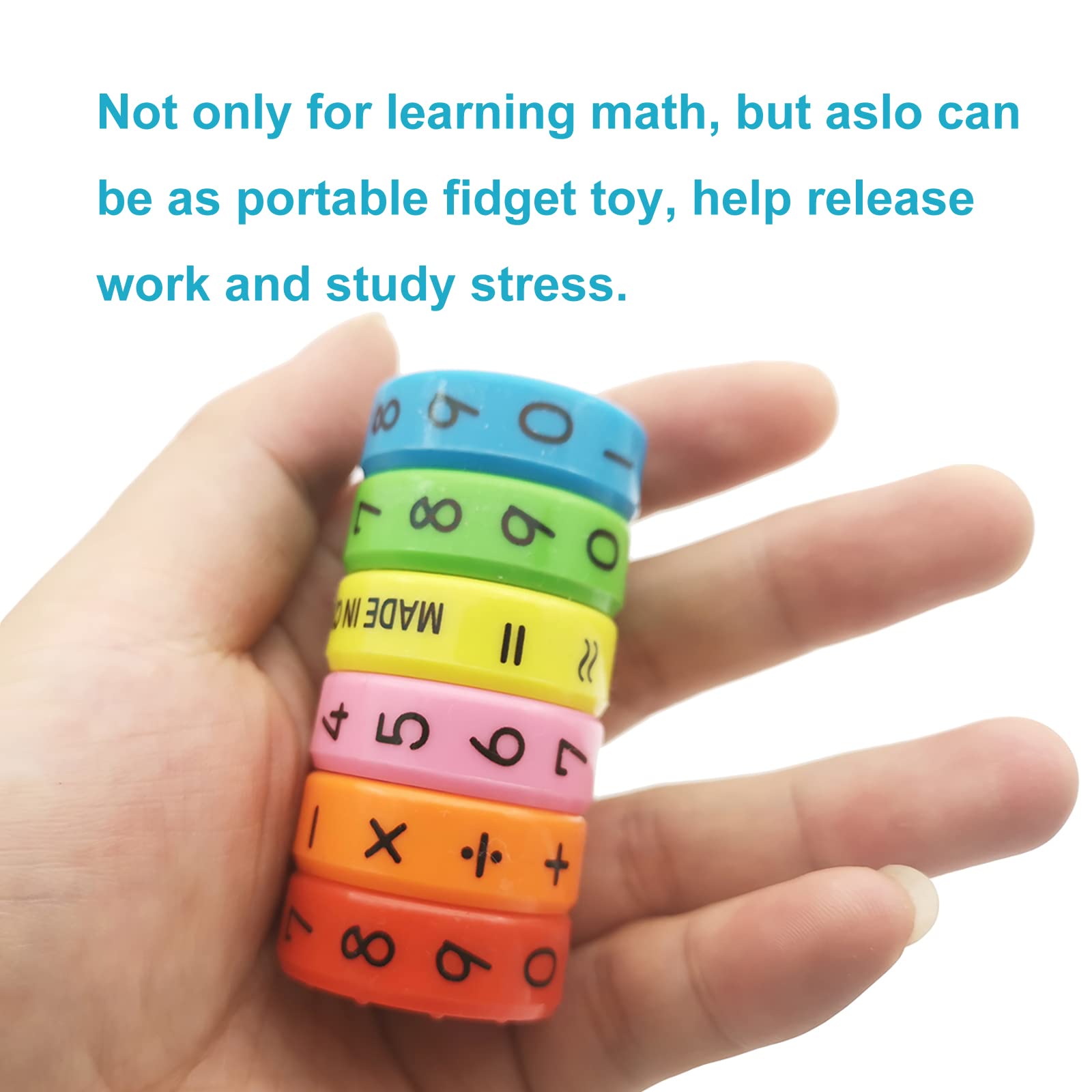 MICKYU Magnetic Math Toys for Kids - Montessori Preschool Learning Abacus Counting Toy with Numbers - Perfect for Homeschooling & Early Childhood Education
