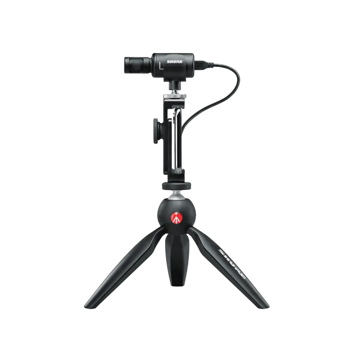 Shure MV88+ Video Kit - Professional Stereo Condenser Microphone for YouTube, Podcasting & Mobile Recording - Perfect for Content Creators & Vloggers