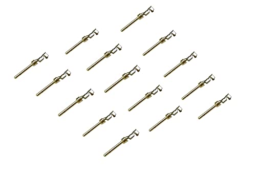 Premium DB15 Male Crimp Kit - High Density, No Ear, Full Profile with Deluxe Metal Hood | Ideal for Industrial Automation, CNC Machines & Audio/Video Equipment | Compare at Amazon Price $18.49
