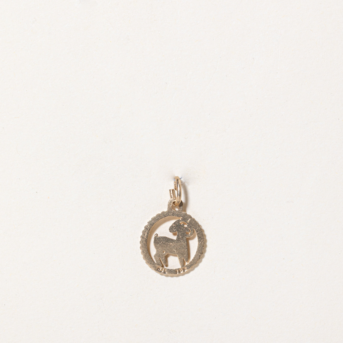 10K Yellow Gold Goat Charm Pendant - Zodiac Necklace for Women & Men - Perfect for Birthday, Anniversary & Chinese New Year Gifts - Elegant Jewelry for Everyday Wear & Special Occasions