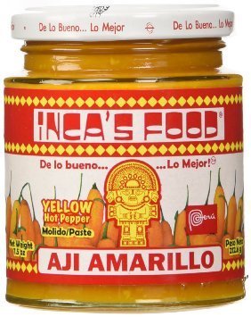 Aji Amarillo Pasta - Authentic Peruvian Hot Yellow Pepper Paste | Inca's Food Premium Condiment | 15.7oz (445g) 5-Pack | Perfect for Ceviche, Stews & Peruvian Cuisine