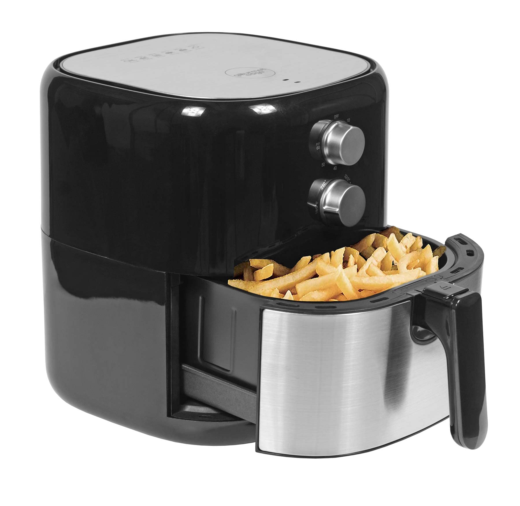 3.5 Quart Air Fryer with Extra Hot Air Technology - Perfect for Frying, Roasting, Baking & Broiling | Healthy Cooking for Family Meals, Snacks & Party Foods