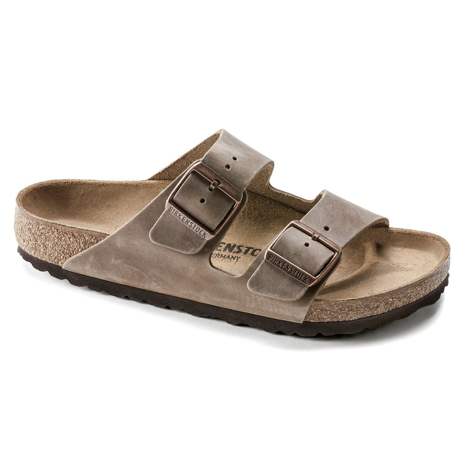 Birkenstock Arizona Oiled Leather Sandals - Tobacco Brown | Comfortable Unisex Footwear for Men & Women | Perfect for Casual Wear, Beach, and Outdoor Activities