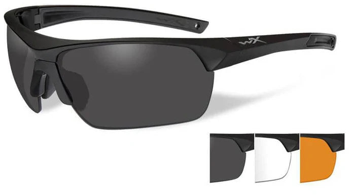 WileyX Guard Advanced Tactical Sunglasses with 3 Lenses - ANSI Z87.1 Safety Rated for Shooting, Cycling & Outdoor Activities