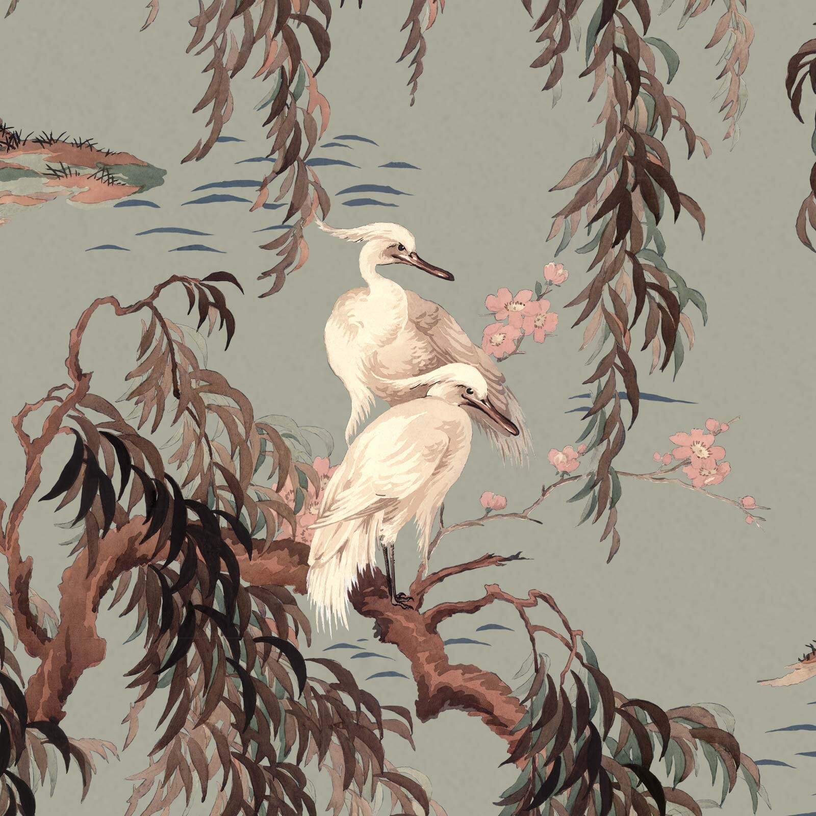 ZEUS Wallpaper Eau De Nil Sample - Premium Peel & Stick Wallpaper for Home Decor, Bedroom, Living Room, and Office - Easy to Install & Removable