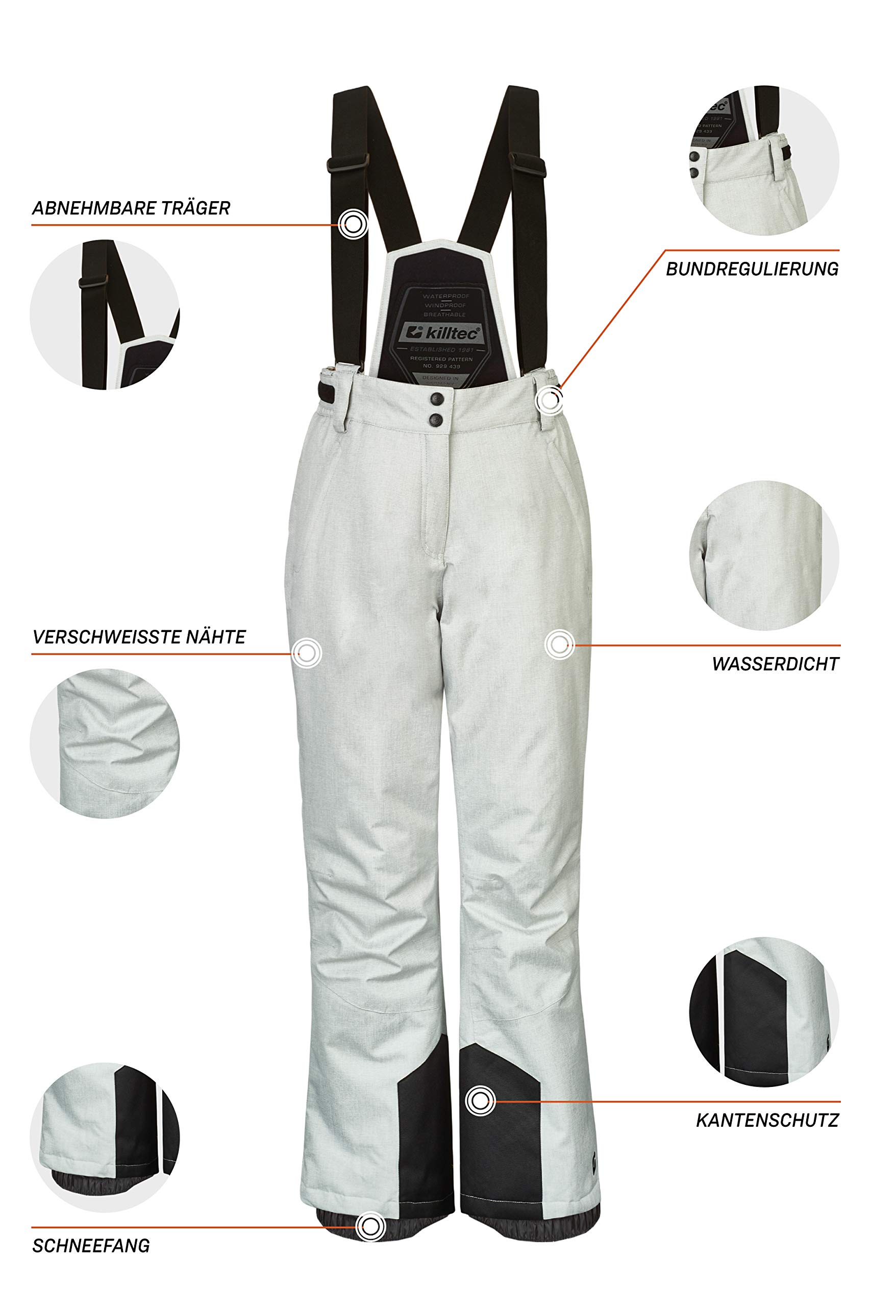 Women's Erielle Functional Detachable Bib Overalls - Black Size 8 - Perfect for Gardening, Farming & Outdoor Workwear