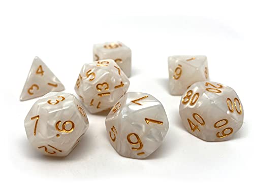 Ivory With Gold Font