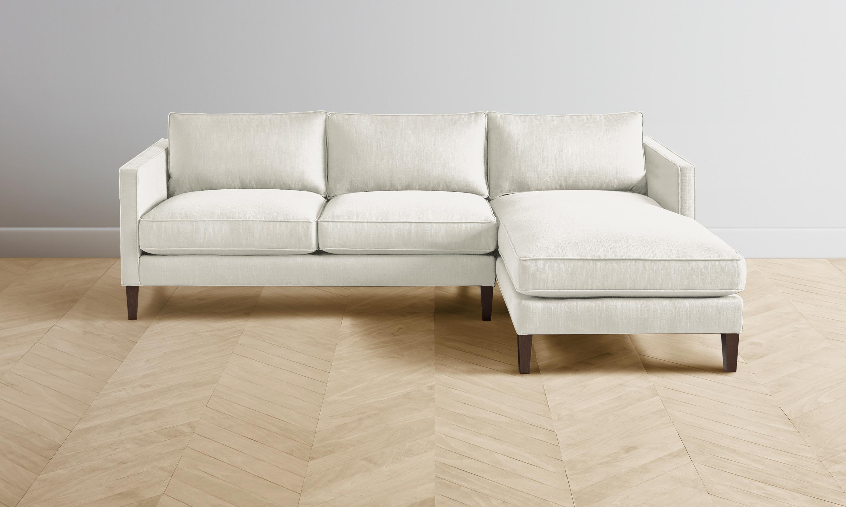 Premium Crosby Sectional Sofa - Performance Linen Weave Fabric - Modern Living Room Furniture for Home & Office Comfort - Perfect for Family Gatherings & Relaxation
