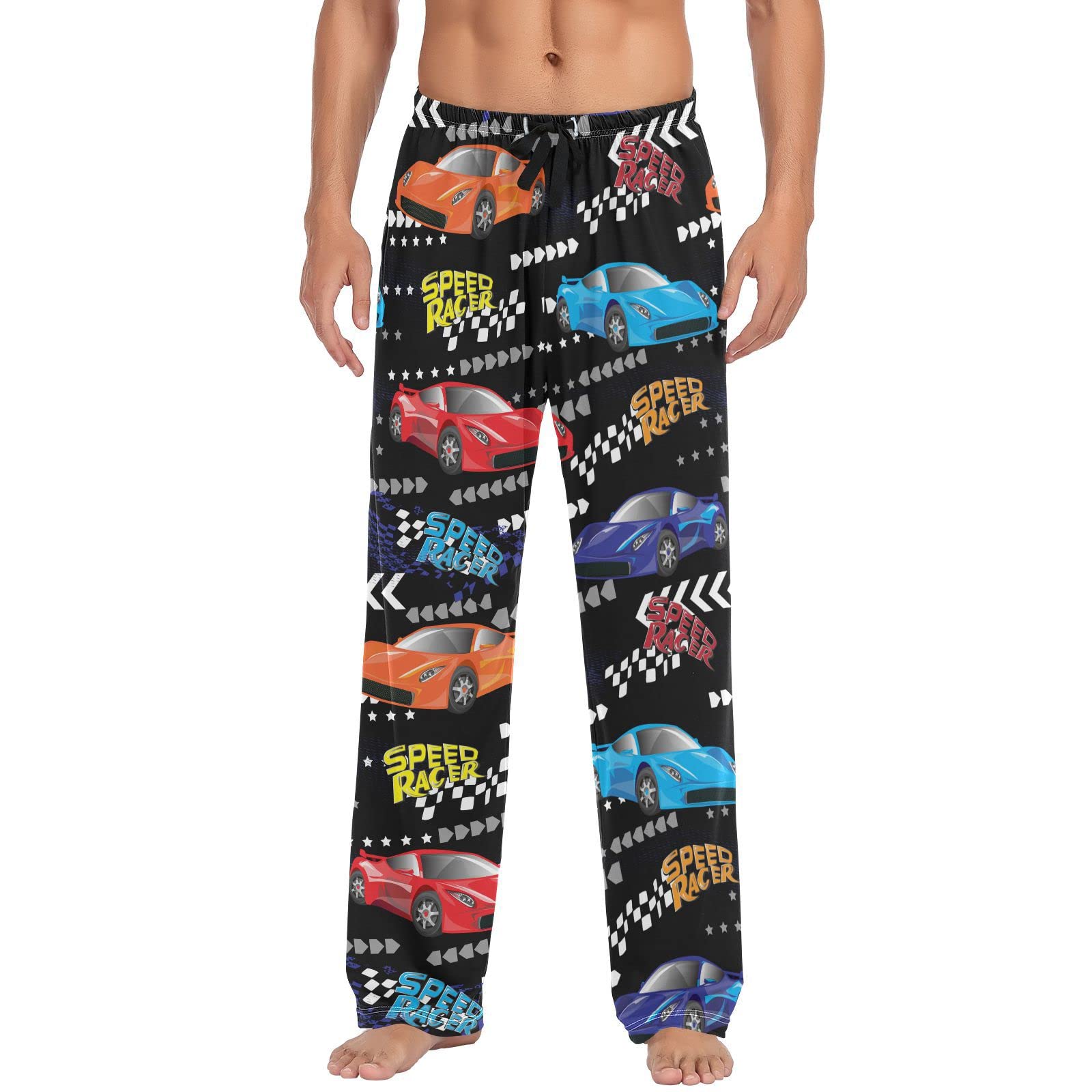 **Men's Carnival Mardi Gras Pajama Pants - Soft Lounge Sleepwear, Comfortable PJ Bottoms for Relaxing & Sleeping - Perfect for Holidays, Parties & Cozy Nights**