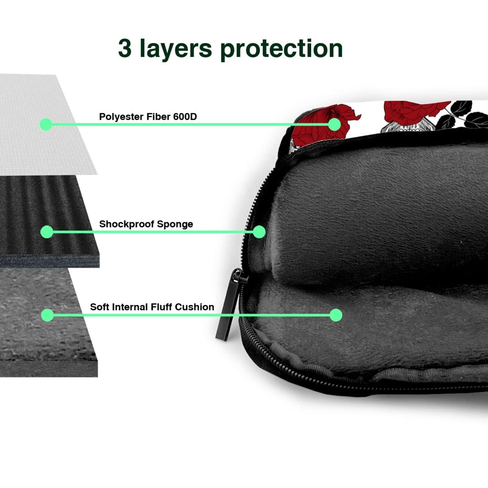 Stylish Unisex Laptop Bag for 13/14/15.6 Inch Devices - Durable Messenger Briefcase with Shoulder Strap, Perfect for Work, School & Travel