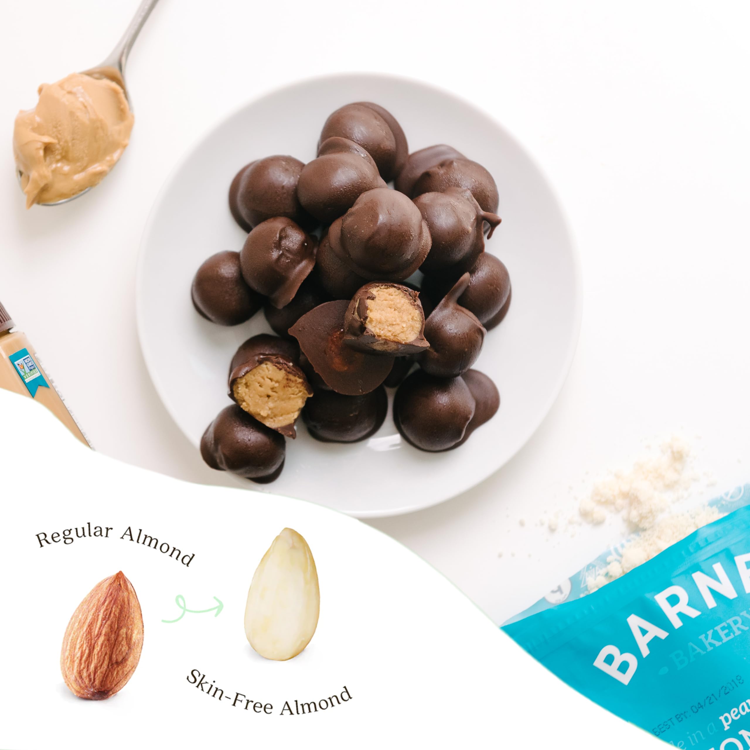 Barney Butter Almond Flour 13oz - Non-GMO, Gluten Free, Keto & Paleo Friendly, Vegan Almond Meal - Perfect for Baking, Smoothies & Healthy Recipes