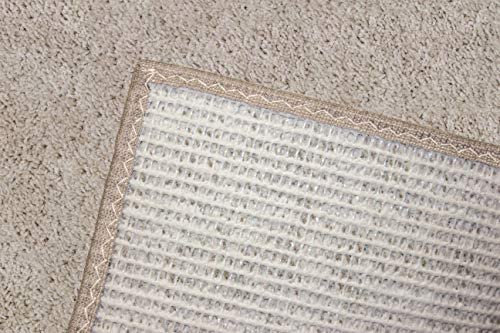 KOECKRITZ Premium 25 oz Soft Flax Beige Area Rug - Ultra Cozy Living Room Carpet - Multiple Sizes Available (7' x 10') - Perfect for Bedroom, Nursery & Home Decor