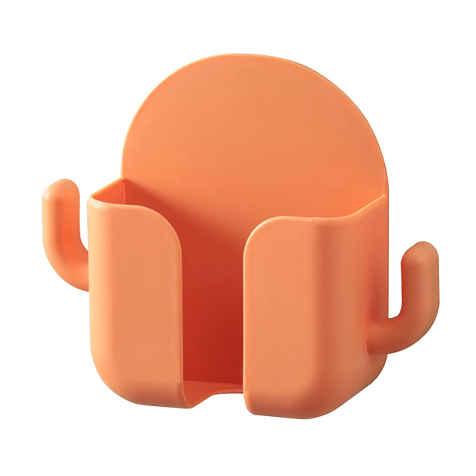 Wall-Mounted Multi-Function Organizer Storage Box - Perfect for Remote Control, Phone, Earphones & Keys | Space-Saving Home & Office Organization (Orange)