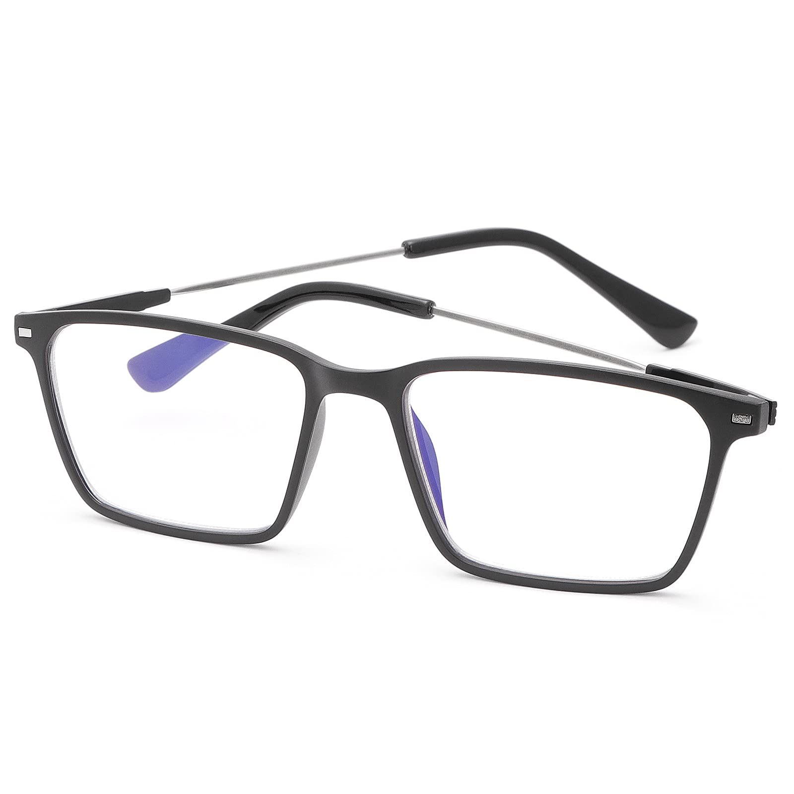 YIMI Blue Light Blocking Computer Glasses - Progressive Multifocus Reading Eyewear for Men & Women - Anti-Fatigue Multifocal/Trifocal Readers for Office, Gaming & Screen Use