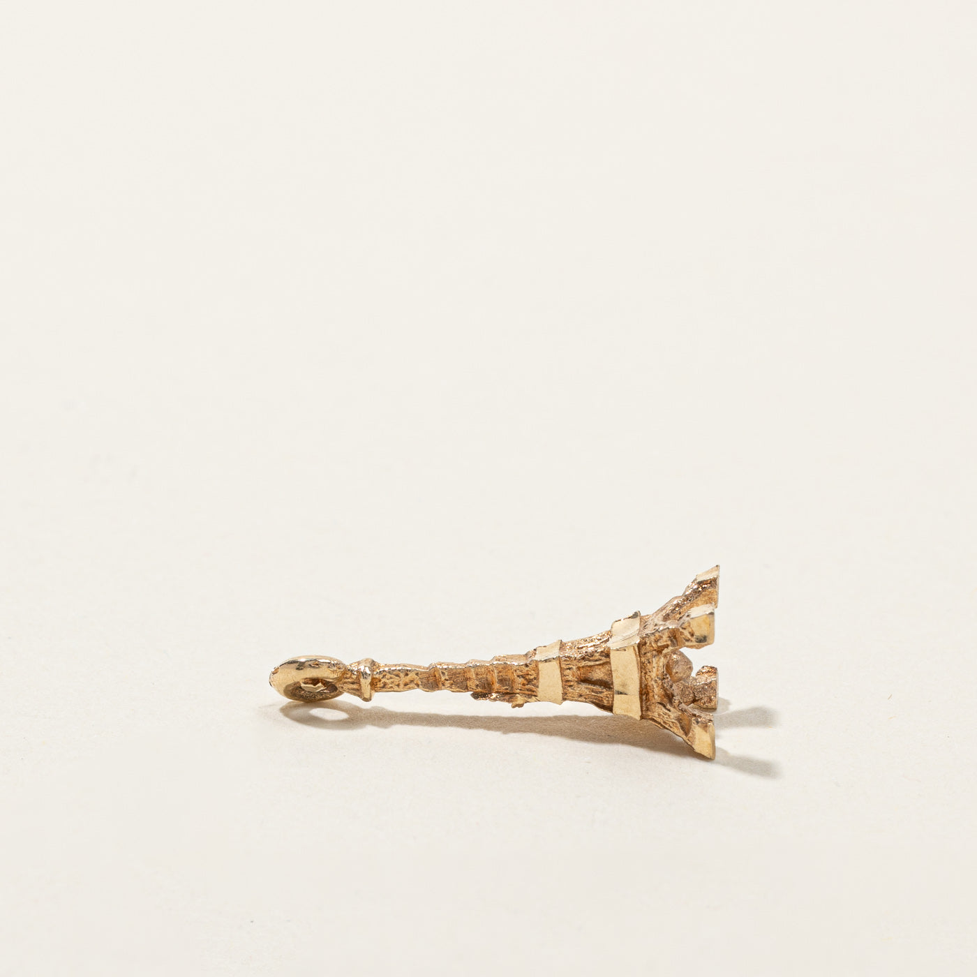 14K Gold Eiffel Tower Charm Pendant - Elegant Parisian Jewelry for Necklace & Bracelet - Perfect Gift for Travel Lovers & Francophiles