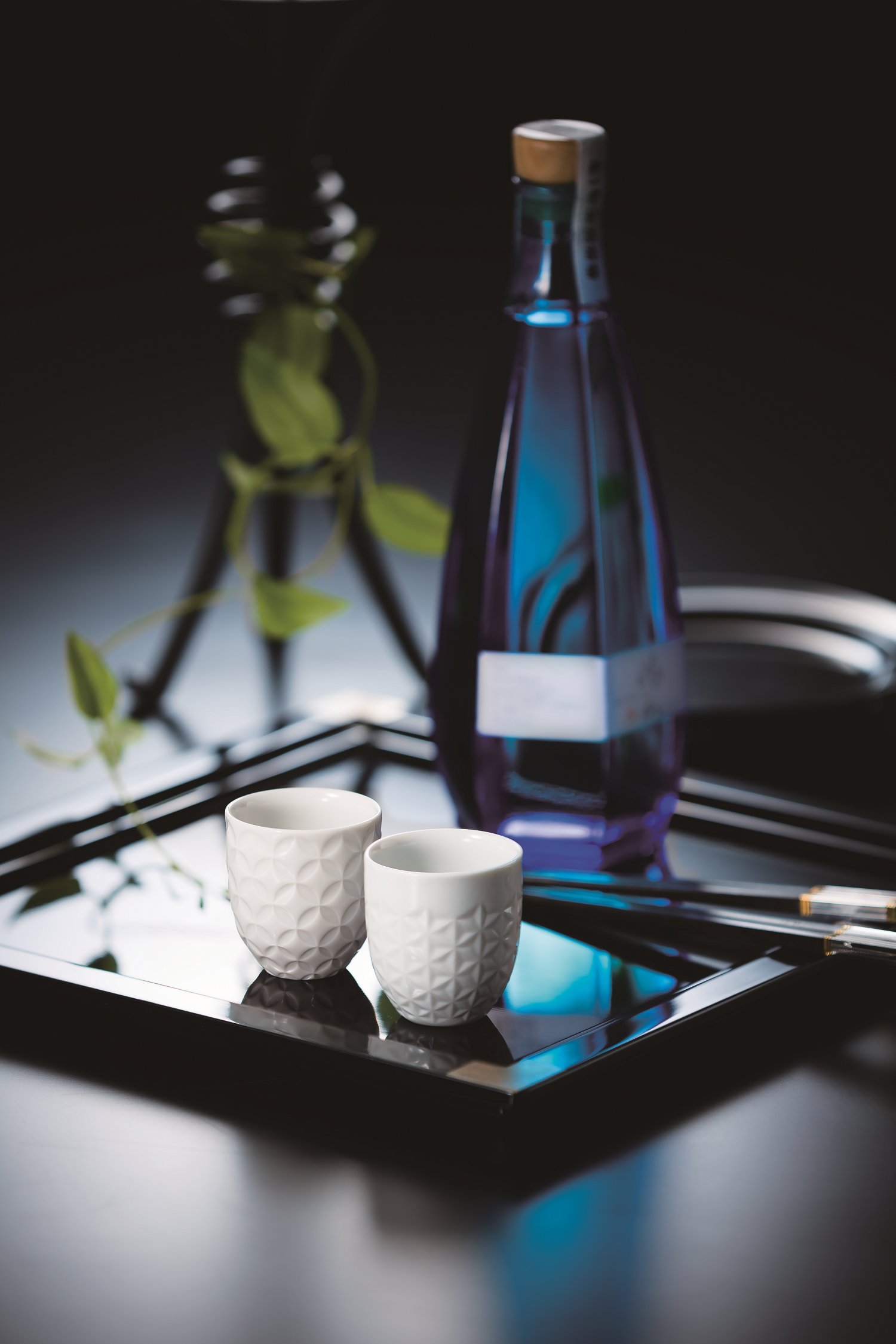 LLADRÓ Salmon Cup Sake Cups Set - Handcrafted Porcelain Japanese Drinking Cups for Sake, Tea & Cocktails - Elegant Home Bar & Dinner Party Tableware (01009605)