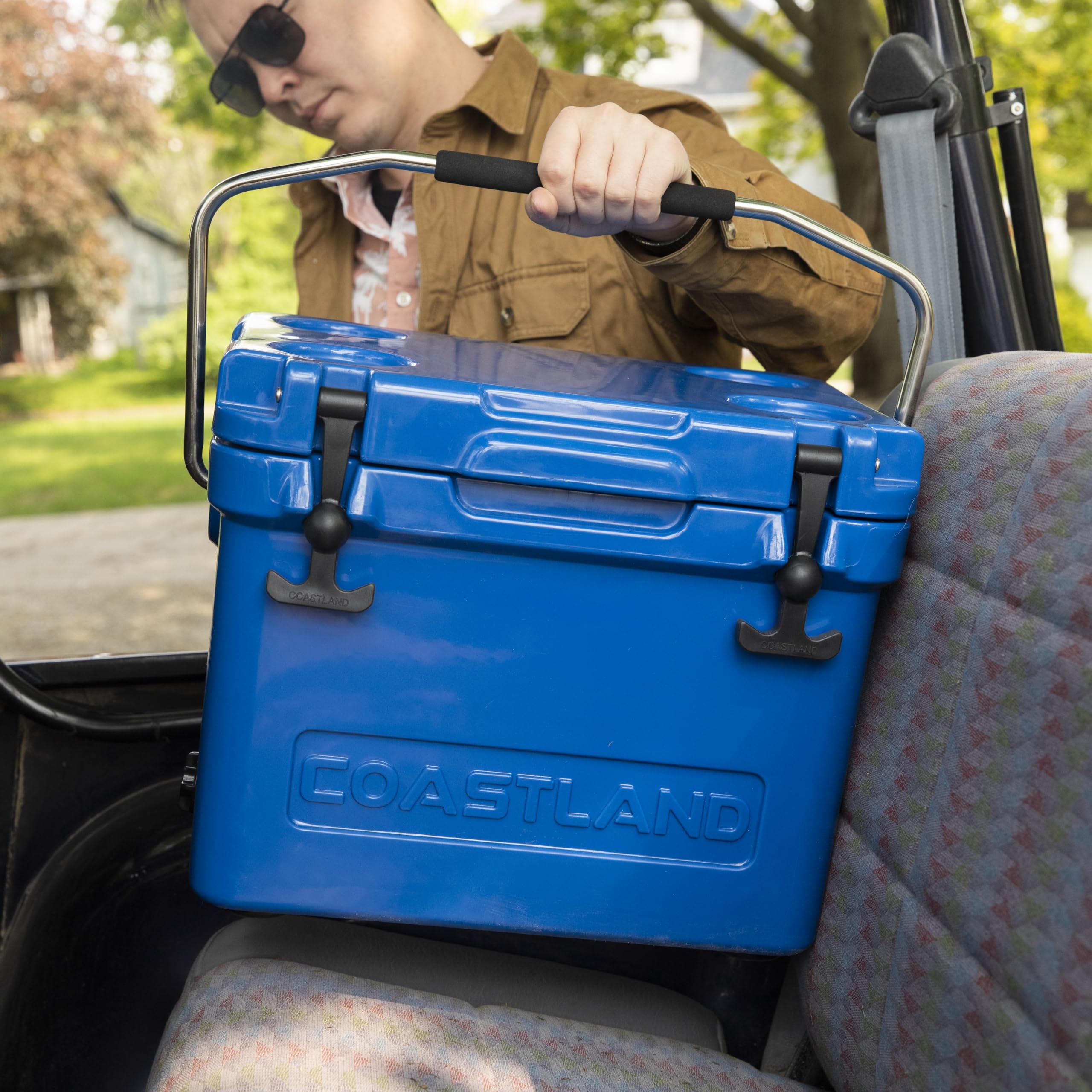 Premium Coastland TPU Soft Cooler - Waterproof, Leakproof & Durable Ice Chest for Camping, Beach & Outdoor Adventures | Puncture & Tear Resistant with Heavy-Duty Zipper