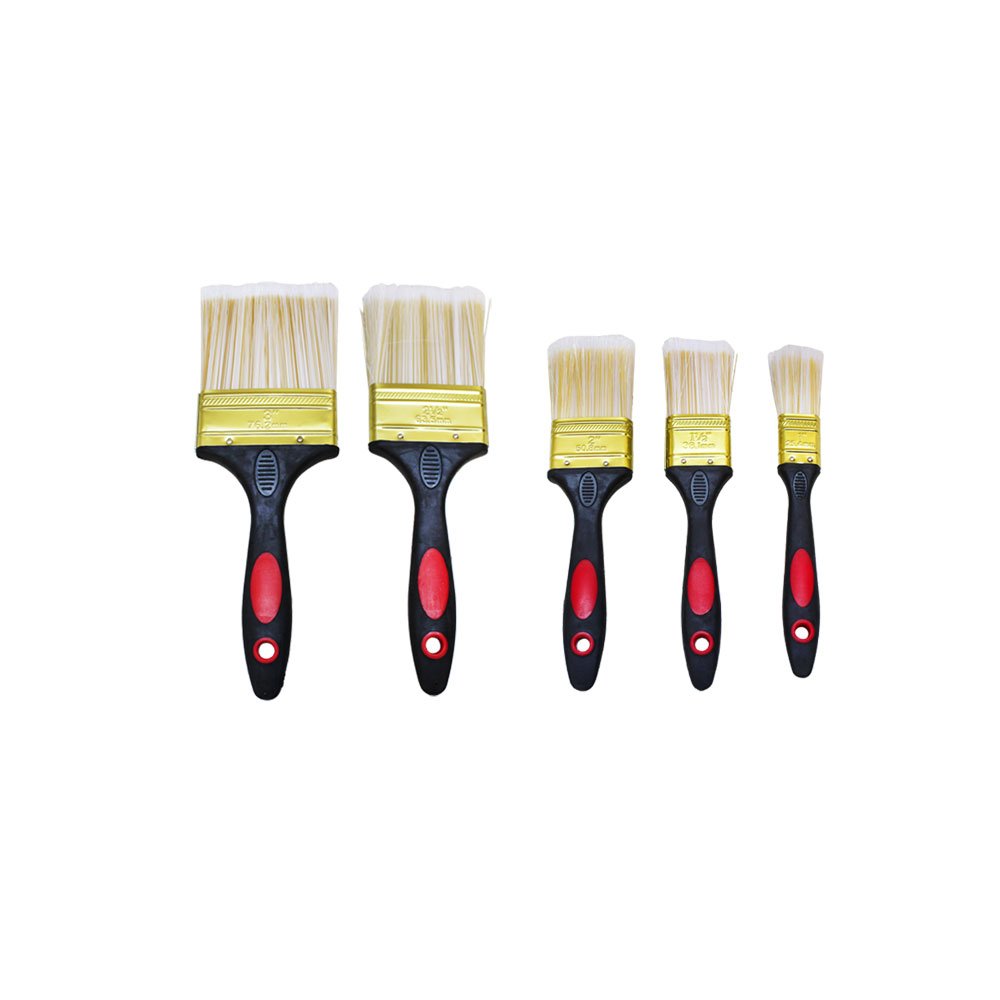 8-Piece Dual Handle Paint Brush Set - Professional House Painting Brushes for Walls, Art & DIY Projects - Perfect for Interior/Exterior Painting & Home Renovation