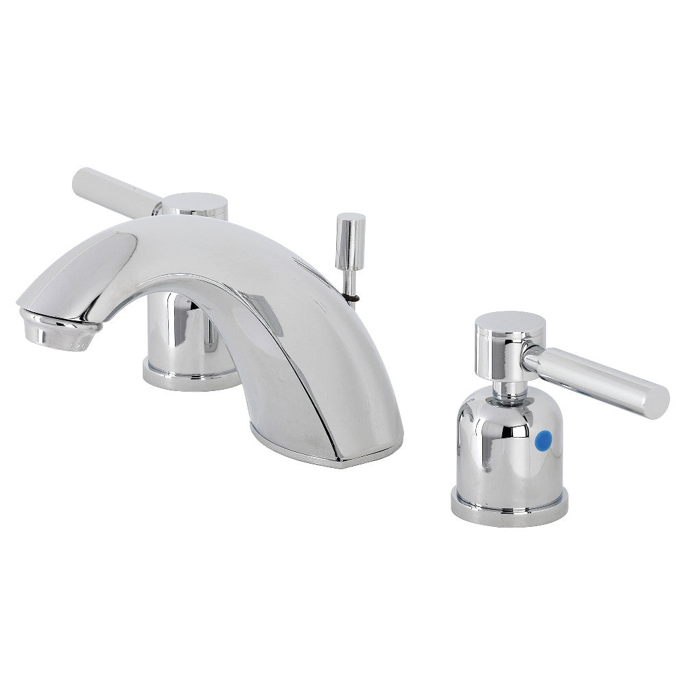 Kingston Brass FB8955DL Concord Widespread Bathroom Faucet - Modern 8 Inch Centerset Bathroom Sink Faucet with High Arc Spout for Vanity, Powder Room & Guest Bathroom