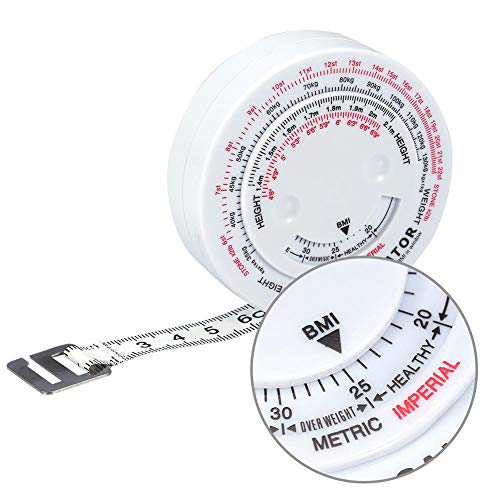 Accurate Body Tape Measure for BMI & Fat Measurement - Fitness Body Fat Calculator, Body Composition Monitor for Health & Wellness - Perfect for Home Gym, Weight Loss Tracking & Personal Fitness Goals