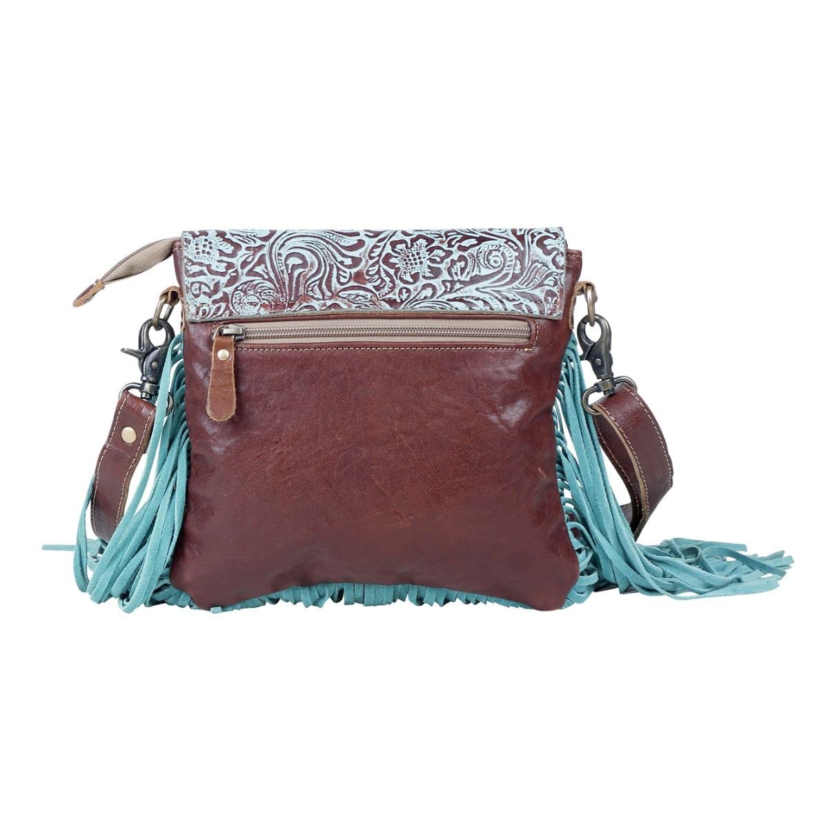 Myra Bag Conglomerate Genuine Leather & Hairon Crossbody Bag S-4680 - Stylish Women's Shoulder Purse for Work, Travel & Everyday Use