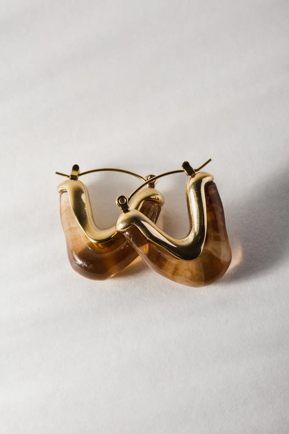 Ariella Brown Tarnish-Free Earrings for Women | Hypoallergenic & Lightweight | Perfect for Everyday Wear, Parties & Gifts