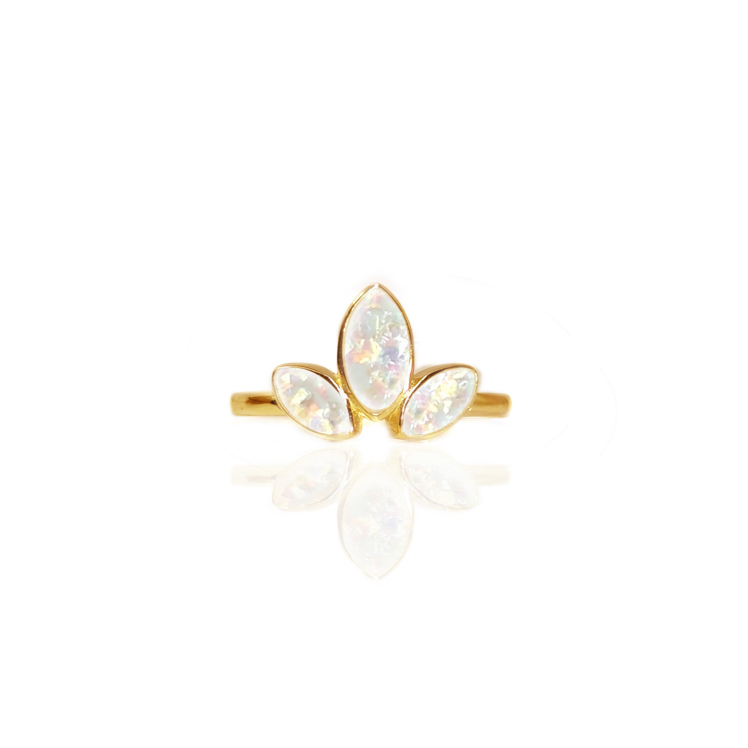 Cloverleaf: Ashes Ring - Elegant Memorial Jewelry for Loved Ones | Perfect for Remembrance, Sympathy Gifts & Keepsakes