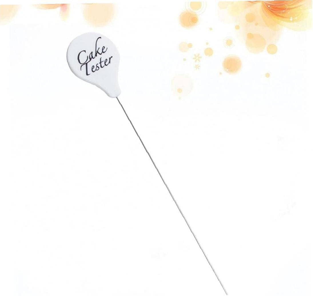 Premium Stainless Steel Cake Tester - Biscuit Stirring Pin & Baking Needle Tool for Perfect Cake, Muffin, Bread Testing | Ideal for Home Bakers & Professional Chefs | Essential Baking Accessory for Kitchens & Bakeries